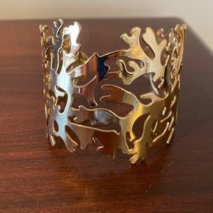 🌼Gold Coral Adjustable Cuff